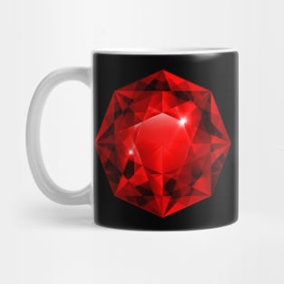 Octacore Red Gemstone Mug